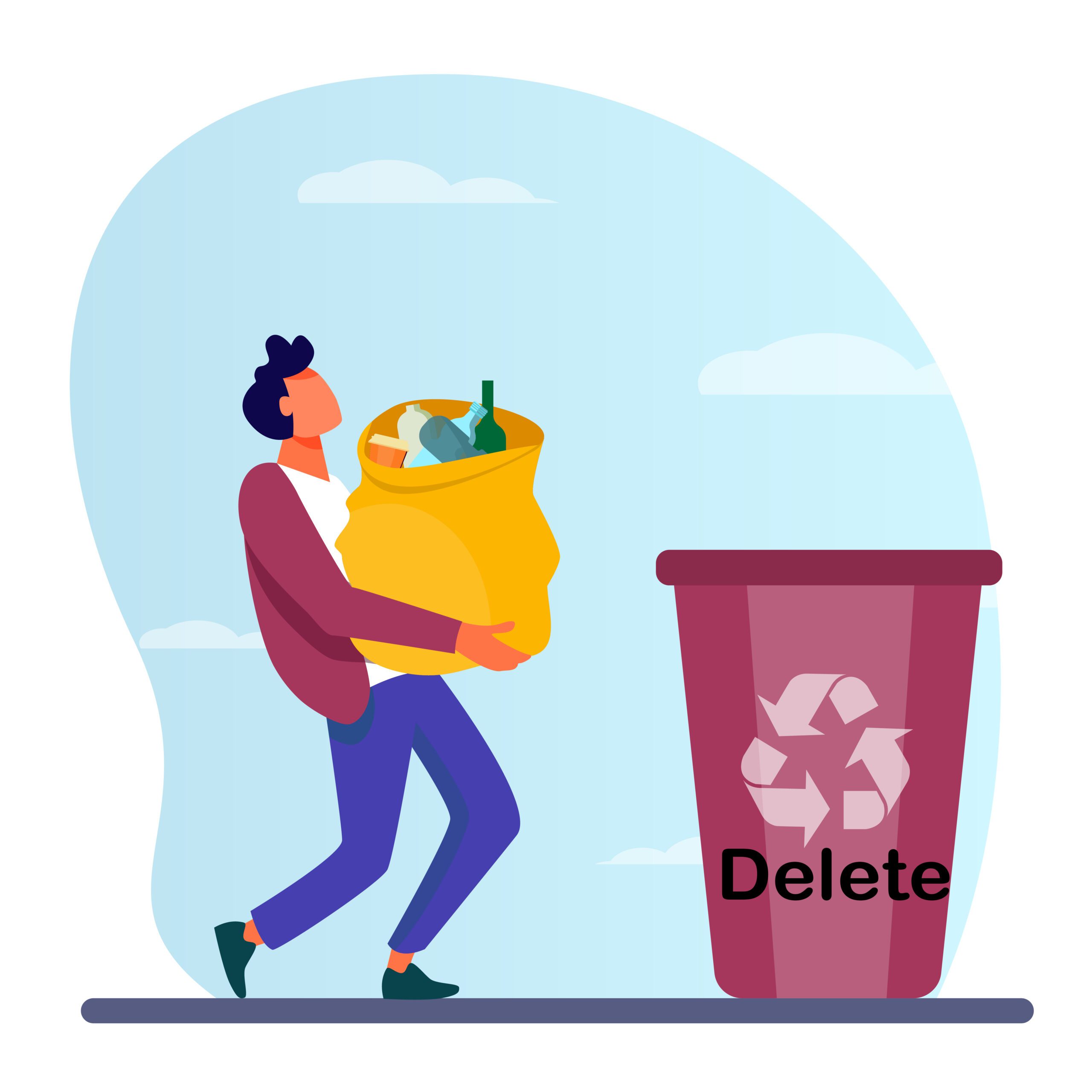 What’s the difference between clean and delete file?